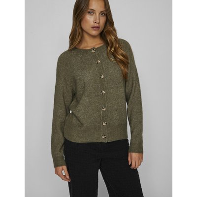 Gilet boutonné en maille mousseuse VILA