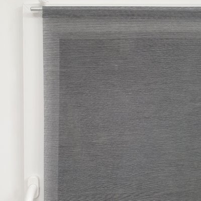 Vitrage tamisant straight gris MADECOSTORE