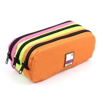 Trousse scolaire 3 compartiments grande capacité TRIZIP VIQUEL
