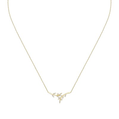 Collier en argent 925 et oxyde de zirconium CLEOR
