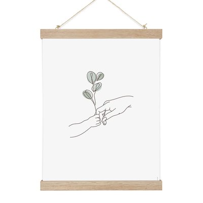 Vermillon, Affiche seule 50cm x 70cm COTTON BIRD