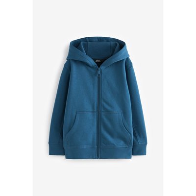 Sweat à capuche basique zippé manches longues NEXT