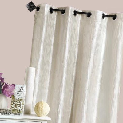 Rideau d'Ameublement en Taffetas Froissé HOME MAISON