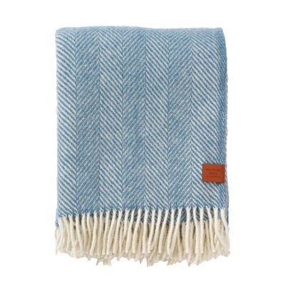 Plaid laine recyclée  Herringbone KLIPPAN