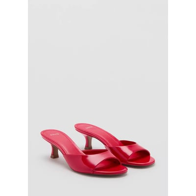Sandales lanière talon kitten heel MANGO