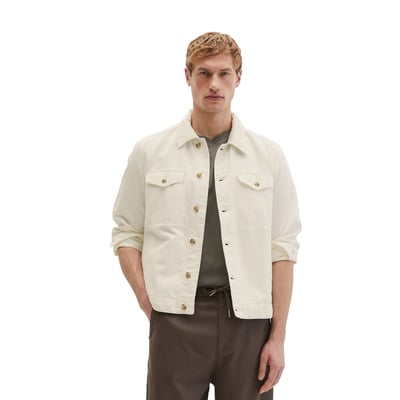 Veste en jean regular en coton bio et en lin MARC O'POLO