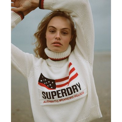 Pull en maille à col roulé Americana SUPERDRY