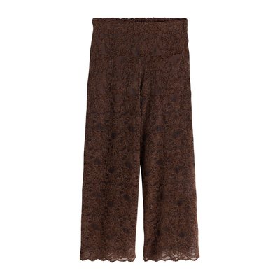 Pantalon large en dentelle chenille NEXT