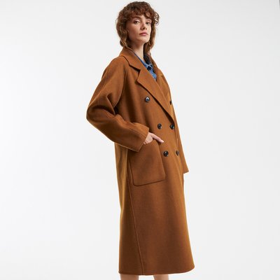 Signatures Martial Oversize Coat in Wool Mix LA REDOUTE COLLECTIONS