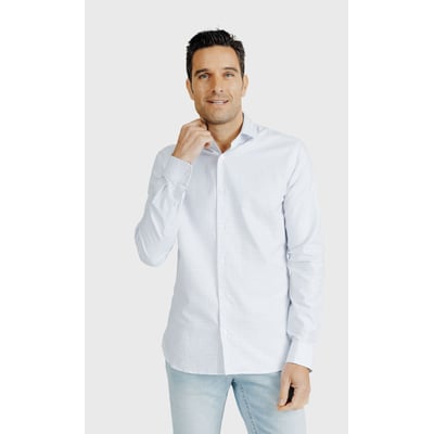 Chemise Slim fit à carreaux texturés ACROSS