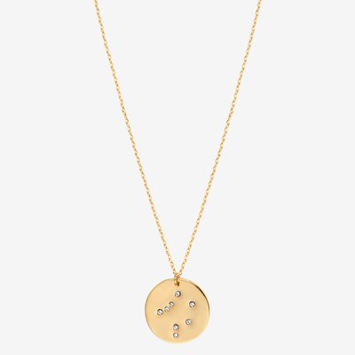 Collier doré à l'or fin GALAXIE - Balance CAROLINE NAJMAN