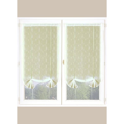 Paire de Stores Relevables en Etamine HOME MAISON