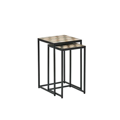 Set de 2 tables d'appoint KARV VILLA COLLECTION