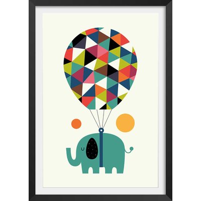 Affiche enfant hot air balloon jumbo HEXOA