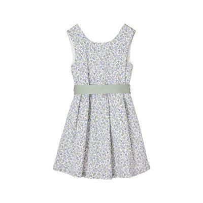 Robe de cérémonie motifs fleurs aquarelle à la base VERTBAUDET