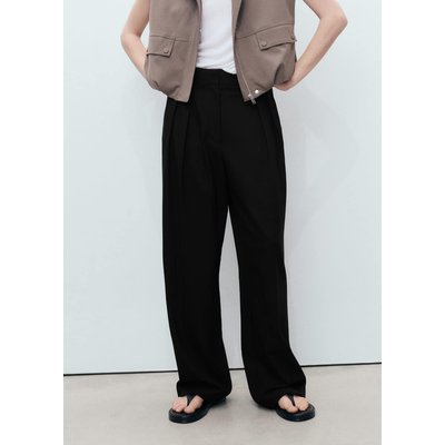 Pantalon pinces wideleg MANGO