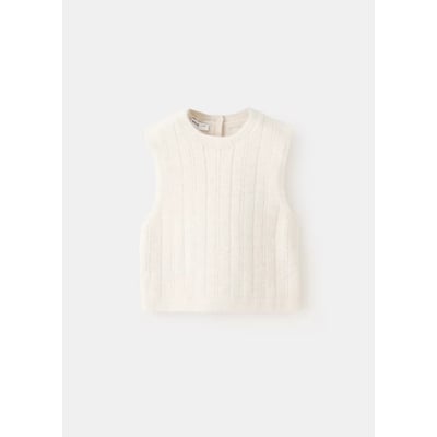 Gilet maille ajourée MANGO BABY