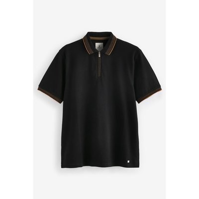 Polo texturé à manches courtes NEXT