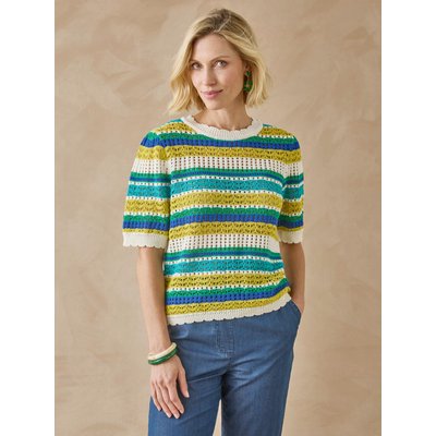 Pull rayé manches au coude DAXON