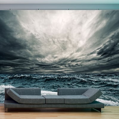 Papier peint intissé panoramique Paysage Ocean waves EDEN