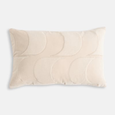 Funda de cojín rectangular, de pana, LUIGI LA REDOUTE INTERIEURS