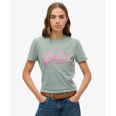 T-shirt slim à strass Vintage Logo SUPERDRY