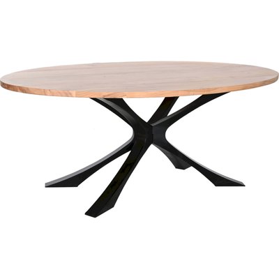 Table de salon en acacia et métal, Moderno RECOLLECTION