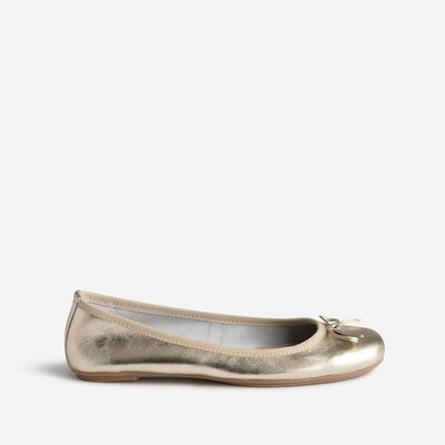 Ballerine dorée femme cheap