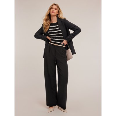 Pantalon large à plis en crêpe MOTIVI