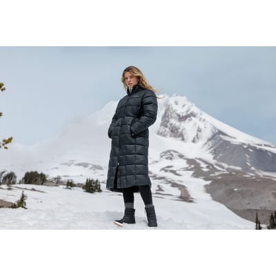 Doudoune longue fermeture zippée, plein hiver COLUMBIA