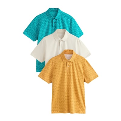 Polo en jersey motionflex, lot de 3 NEXT