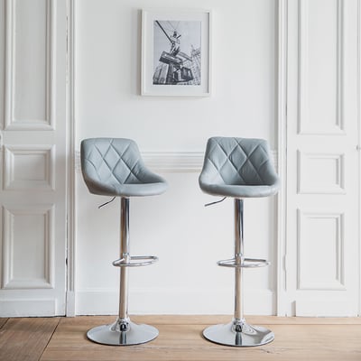 Lot de 2 tabourets de bar, JASPER HAPPY GARDEN