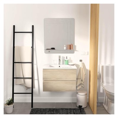 Meuble simple +vasque +miroir SORRENTO MOB IN