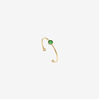 Bague jaune éléctrique plaquée or - cancun CAROLINE NAJMAN