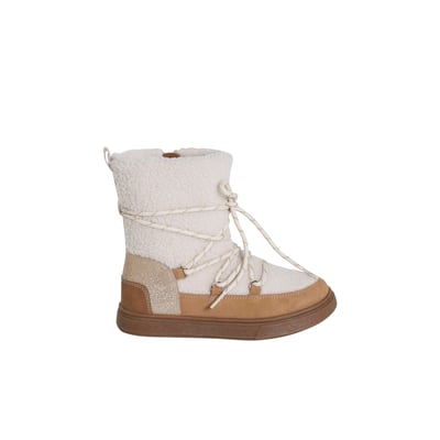 Baskets enfant fourrées esprit boots lacées et zippées VERTBAUDET