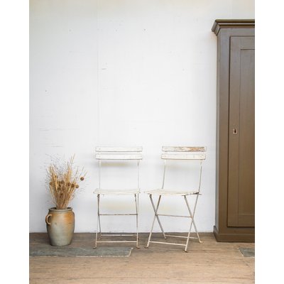 Lot de 4 chaises de jardin Claude N°511 - Bon état DEBONGOUT