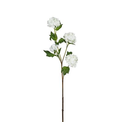 Tige d'hydrangea artificielle 4 têtes H60 SIA DECO