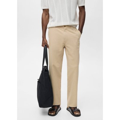 Jean en coton et lin regular-fit MANGO MAN