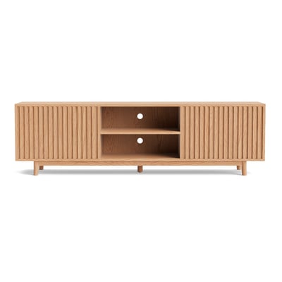 Meuble TV 2 portes 2 niches, FREYA BEST MOBILIER