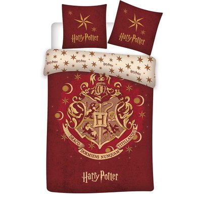 Parure de Lit Enfant Réversible Blason Red HARRY POTTER