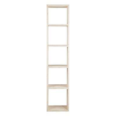 Cube de rangement pin brut 5 niches COULEURS DES ALPES