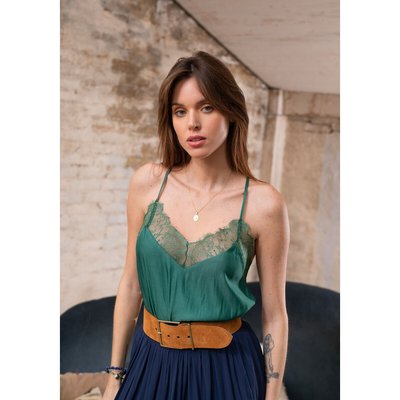 Ceinture cuir boucle rectangulaire EZRA LA PETITE ETOILE