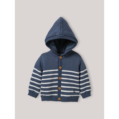 Cardigan à capuche en coton biologique CYRILLUS