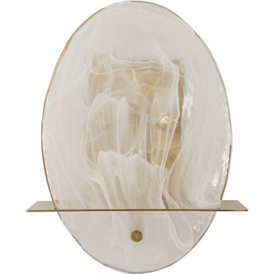 Applique murale en verre socle en fer GLAM RECOLLECTION