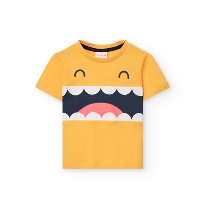 T-shirt à manches courtes avec col rond BOBOLI