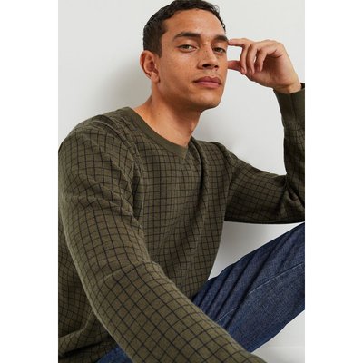 Pull carreaux homme outlet