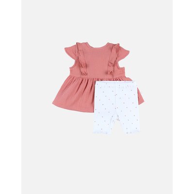 Blouse et Legging, Mousseline et jersey de coton NOUKIE'S