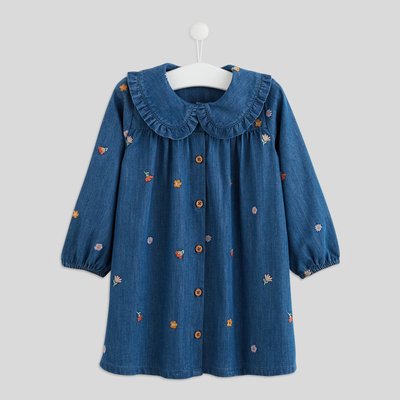 Chemise jean bebe fille sales