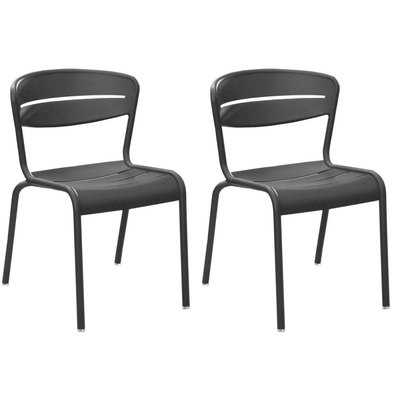 Chaises terrasse en aluminium Haora (Lot de 2) PROLOISIRS