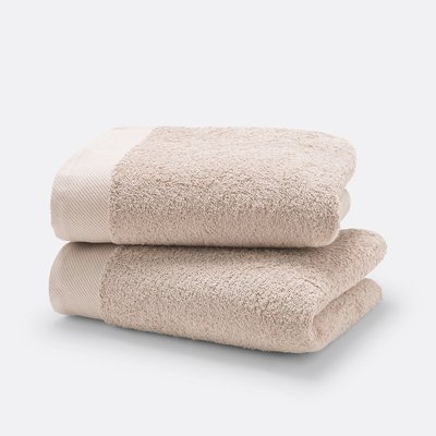 Lot 2 serviettes éponge 500 g/m2, Scenario LA REDOUTE INTERIEURS